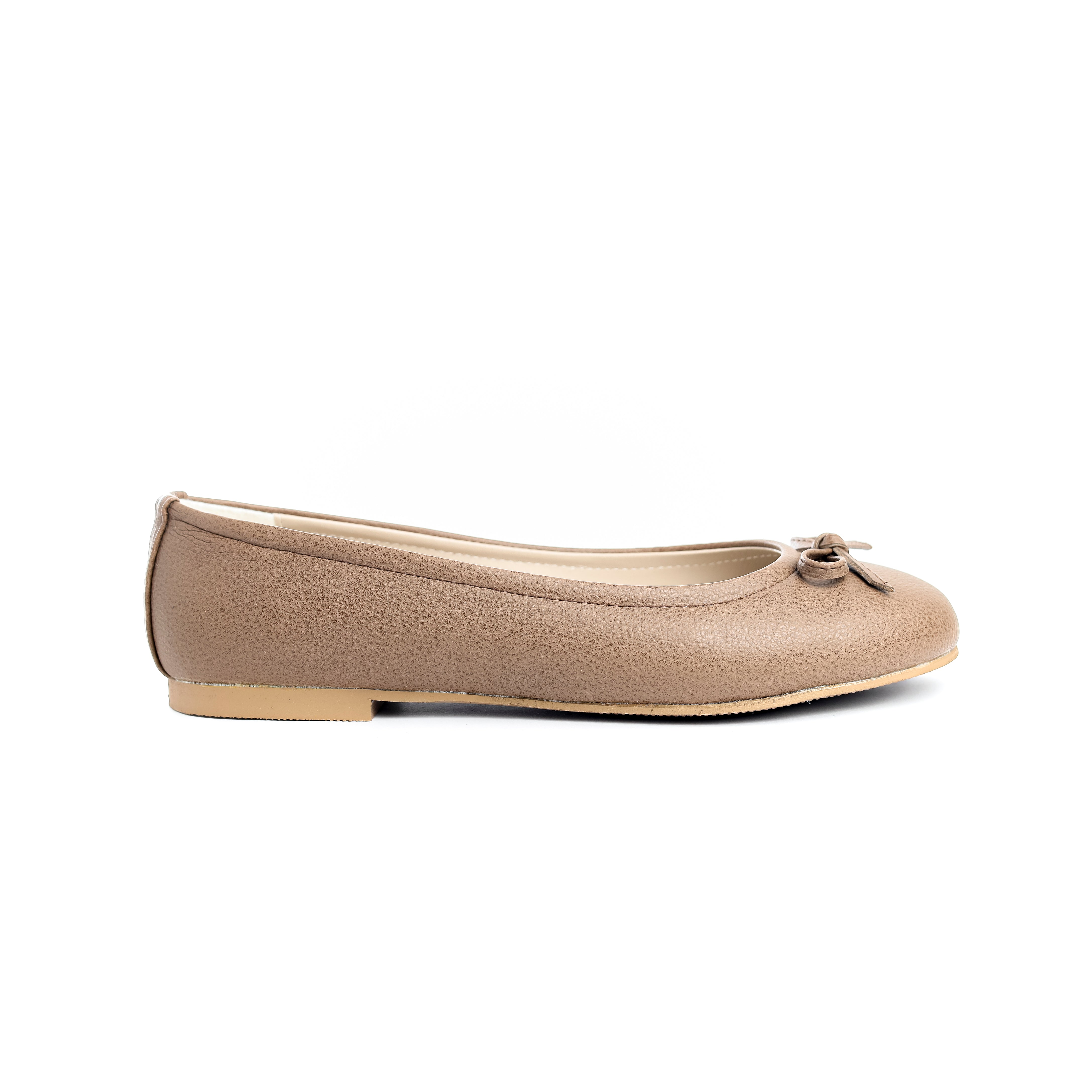 Whisper Bow Flats Beige