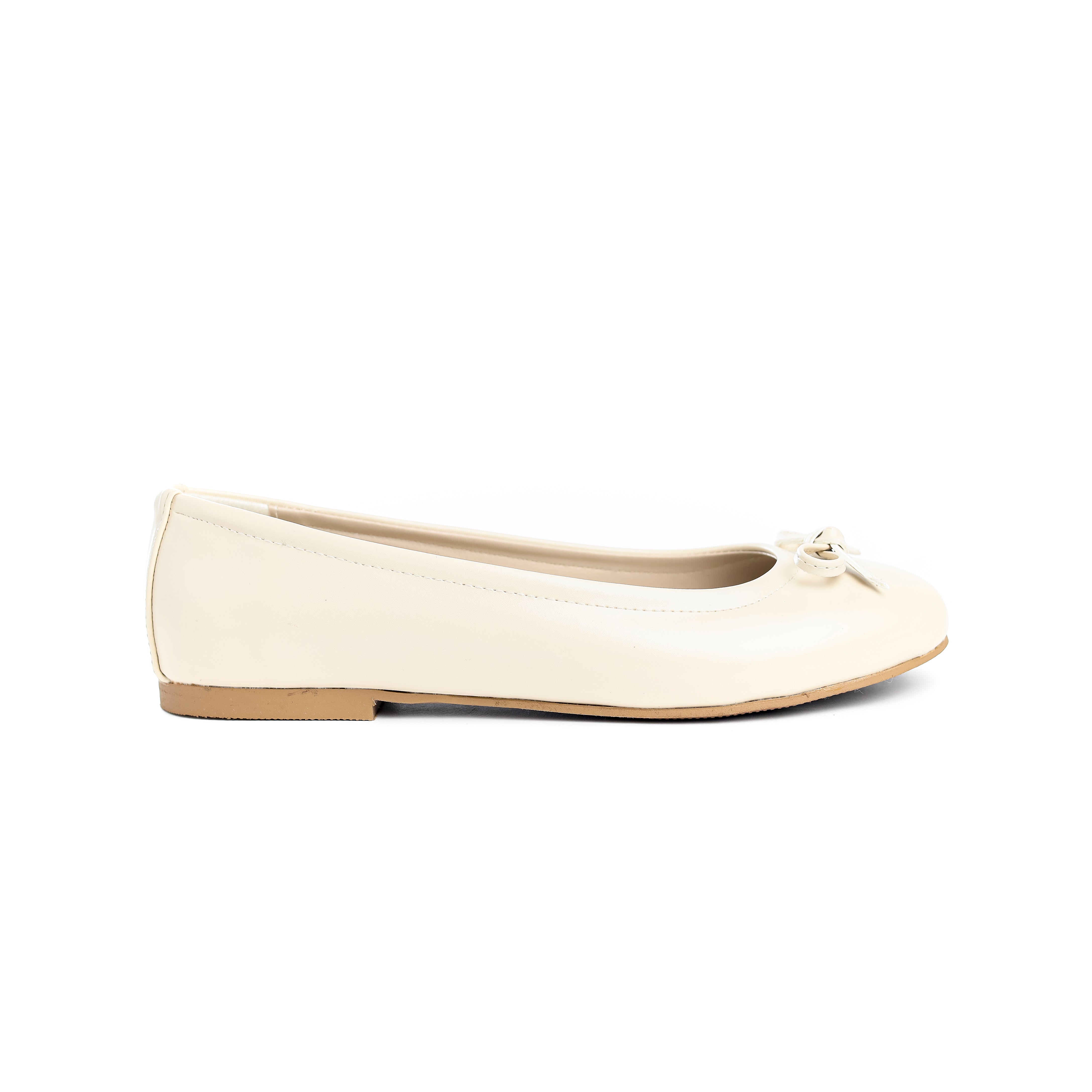 Whisper Bow Flats Off White