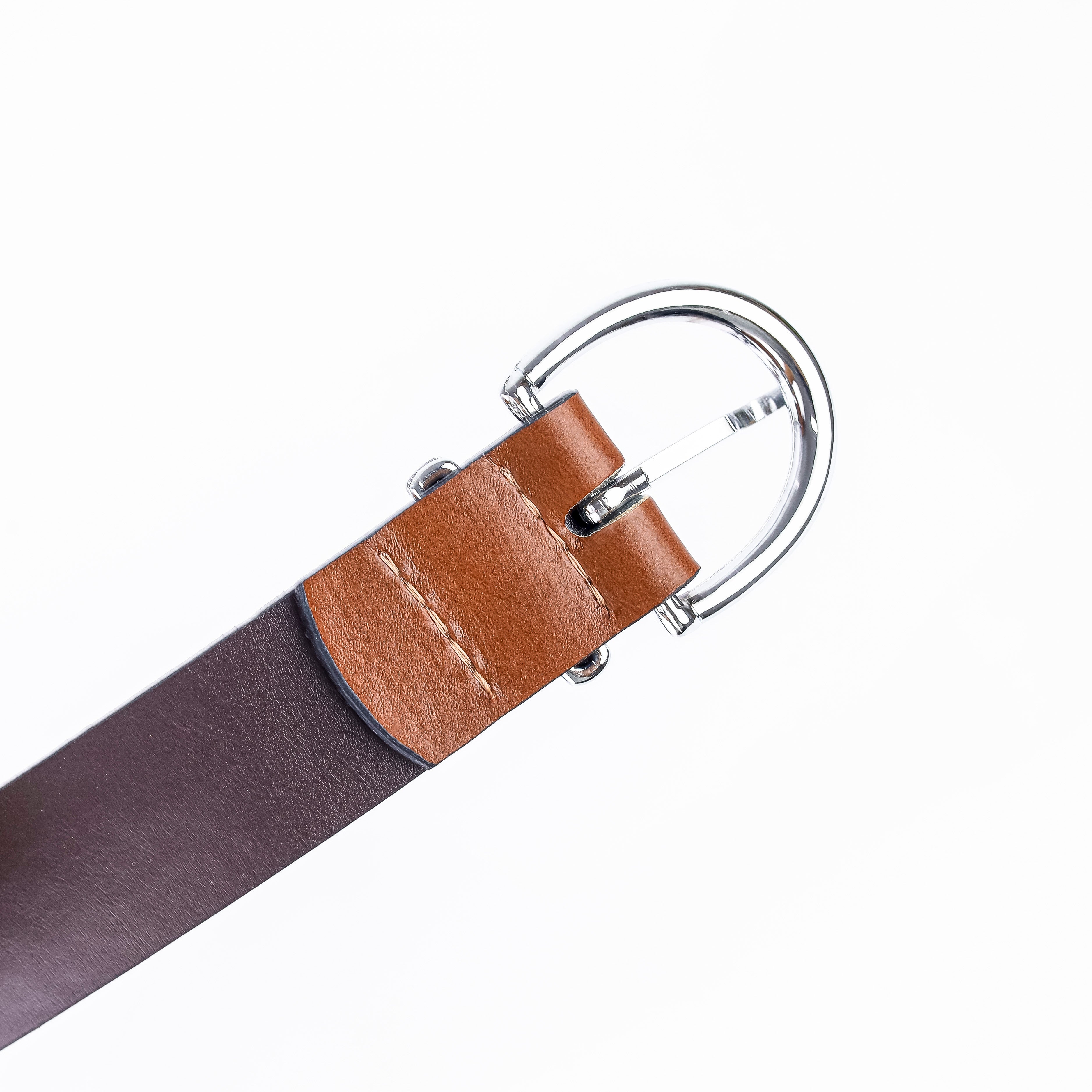 Faux Leather Belt Havan (Silver)