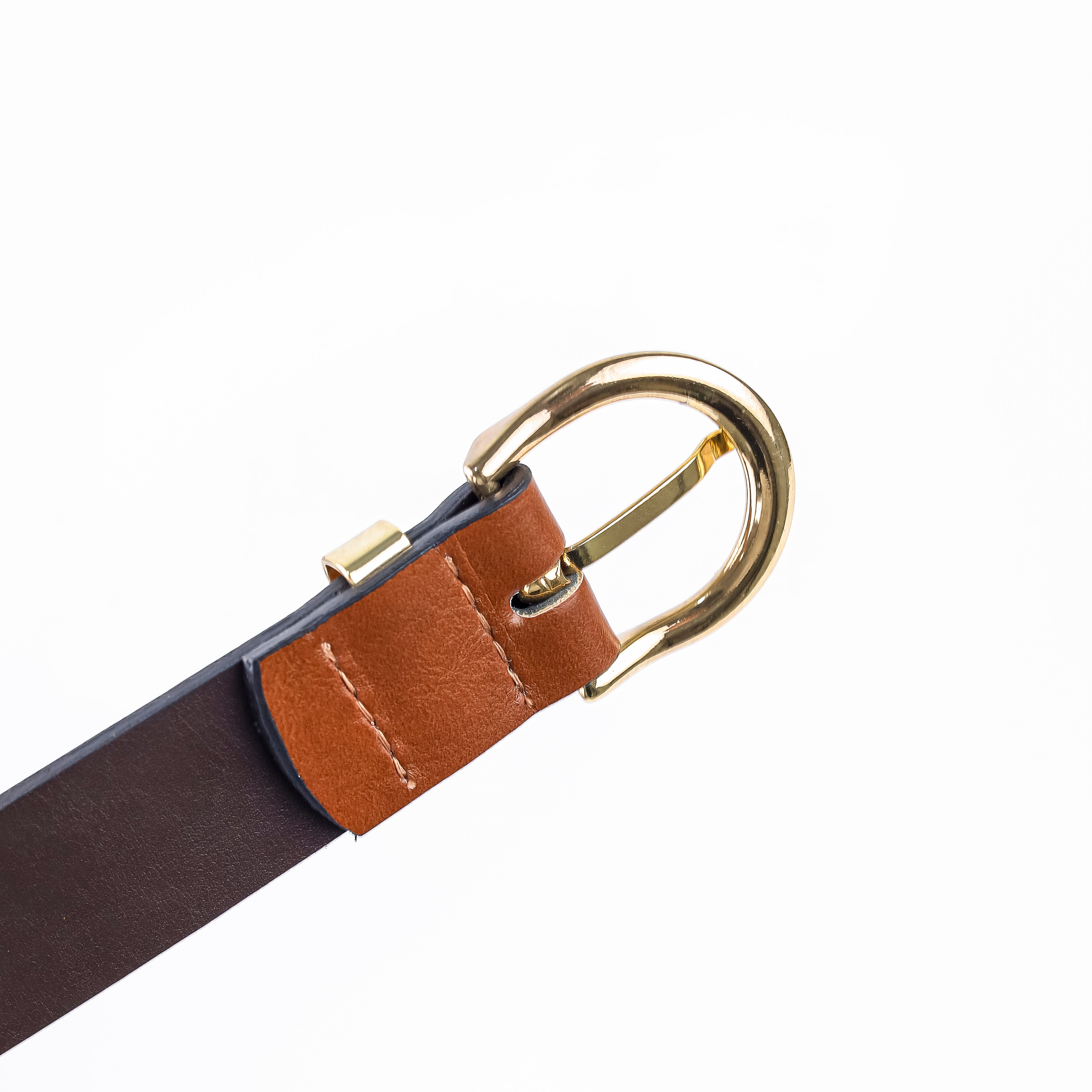 Faux Leather Belt Havan (Gold)